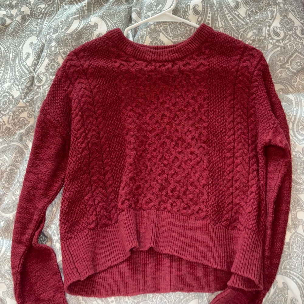 Small red sweater